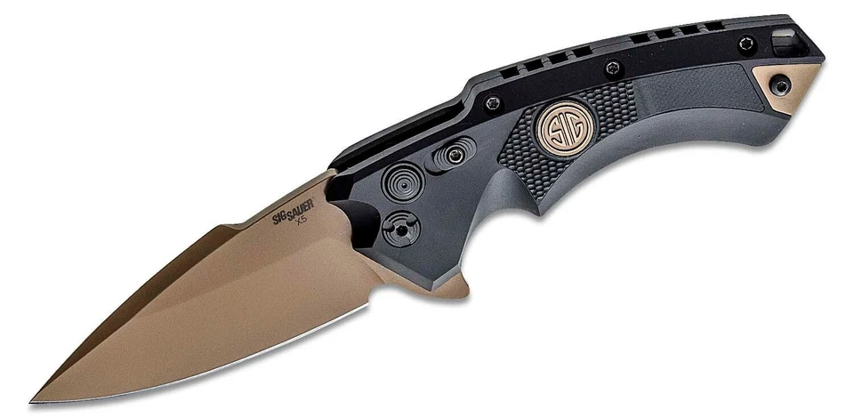 Cuchillo Plegable Hogue X5 SIG Emperador Escorpión CPM-154 Borde Liso Hoja Punta de Lanza Foto 3 de 4