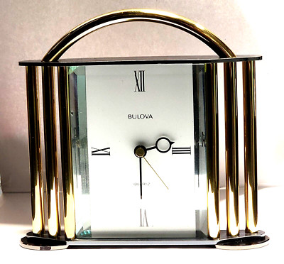 Bulova Elegant Decorative Quartz Table Top Clock made in Germany