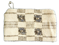 Vintage Beaded Clutch Purse Czechoslovakia Intact Original Condition