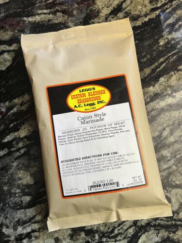 AC Legg's Cajun Seasoning Marinade or Rub Blend 120 - 9.5 oz Seasons 25 lbs - Picture 4 of 8