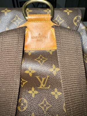 Louis Vuitton 1995 Montsouris Gm Monogram Backpack - Brown