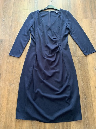 Lands End Navy Blue Dress 12