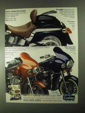 2000 Corbin Ad - Solo Saddle, Smuggler Tail Piece