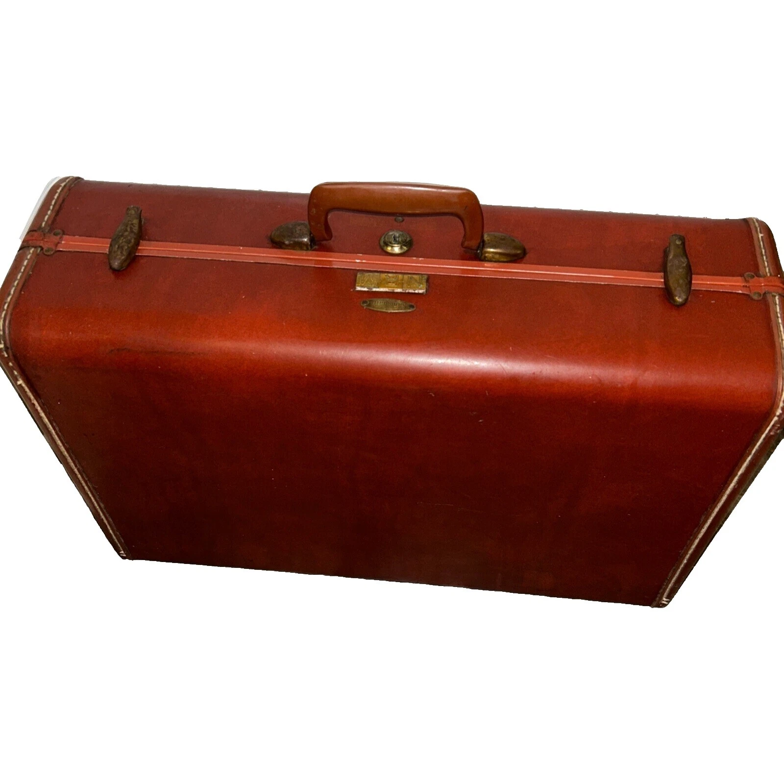 Brown Leather 1950s Vintage Luggage & Vintage Travel Accessories