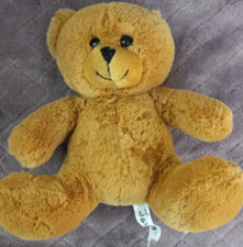 Brown Teddy Bear Plush 8" Sitting Sewn Nose Stuffed Animal Prime Line