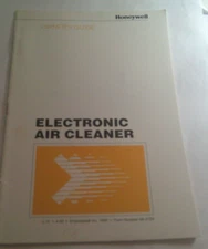 HONEYWELL ELECTRONIC AIR CLEANER Owners Guide-1993