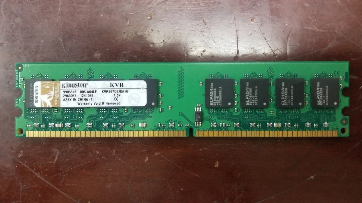 Kingston Memory 1 GB Capacity per Module for sale | eBay