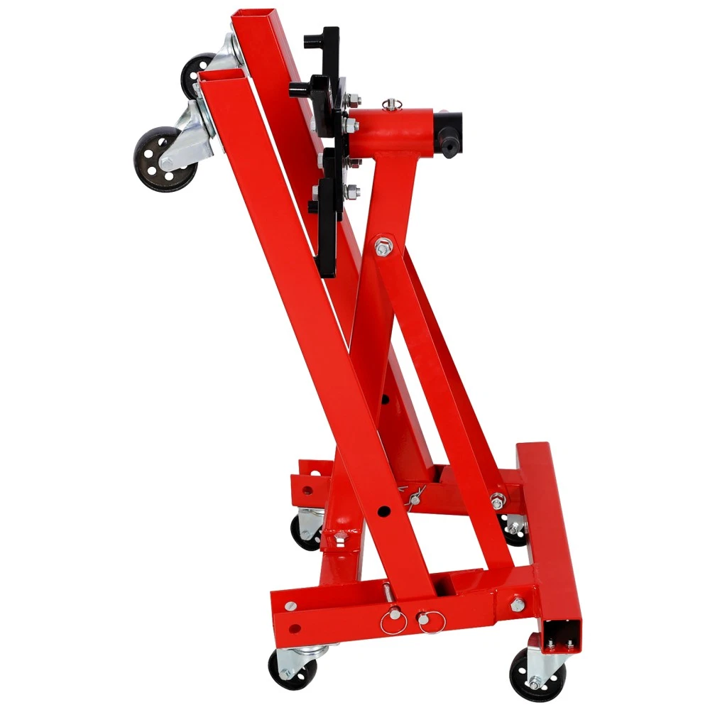 Soporte de reparación de bloque de motor plegable de acero con cabezal giratorio 2000 lb
