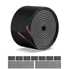 Versatile 12V 16 Gauge Tinned Copper Wire - 100FT for Automotive and Marine Use