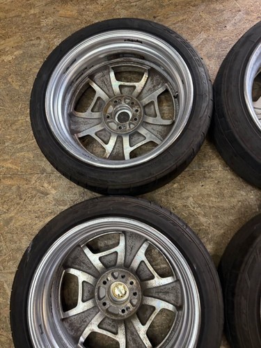 WORK Euroline Wheels 18 inch 8J+28 8.5J+25 PCD114.3 5H set of 4 No tires Used - Picture 19 of 24