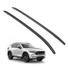 ALMULOO Roof Rack Side Rail Compatible with 2017-2024 Mazda CX-5 165LBS Alumi...