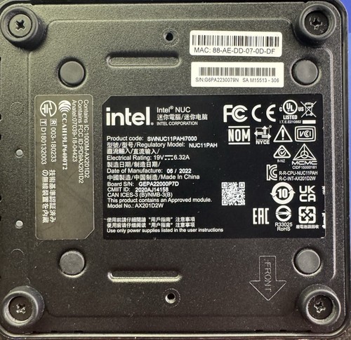 Intel NUC 11 Pro NUC11PAH17, 500GB SAMSUNG 979 EVO Plus, 32GB CRUCIAL DDR4 RAM - Bild 4 von 4
