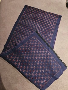 Gucci écharpe hologramme *rouge/bleu*