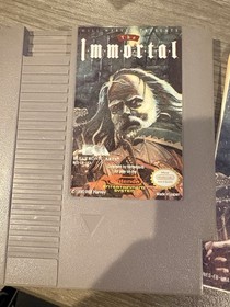 The Immortal CIB (Nintendo NES, 1990)  Box, Manual, Sleeve w/Extras Inserts