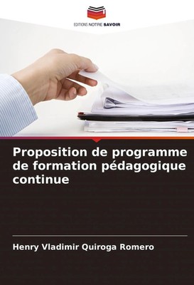 Henry Vladimir Quiroga Romero | Proposition de programme de formation...