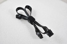 NEW EVGA Modular 8-Pin to Dual 6 2-Pin PCI-E EVGA GQ Modular Cable