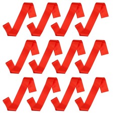 12 Pcs Blank Satin Sash, 71" x 4.7" Pageant Sash for Decoration, Red