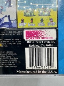 VAY (Sega CD) Game Disc Only, No Manual