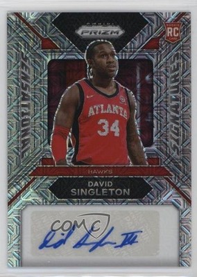 2023-24 Panini Prizm Sensational Signatures Mojo 12/25 David Singleton Auto 0c6