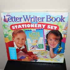sealed 1994 vintage Reader's Digest Kids Letter Writer Book and Stationery Set