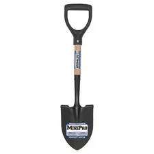 Round Point Shovel, 16 ga Not Applicable Blade, Steel Blade, Forward Turn Step,