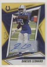 2021 Rookies & Stars Gold Signatures 7/10 Shaquille Leonard Darius #44 Auto 1h7f