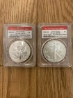 2020-(S) , 2021-(S) $1 PCGS MS70's FIRST STRIKE SILVER EAGLE EMERGENCY ISSUES