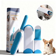 Reusable Double-Sided Lint Brush - Pet Hair Remover for Dogs Cats