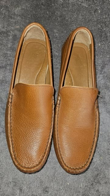 Frye Leather Mens 9D Loafers Shoes Flex Soles Slip Ons Driving Mocs