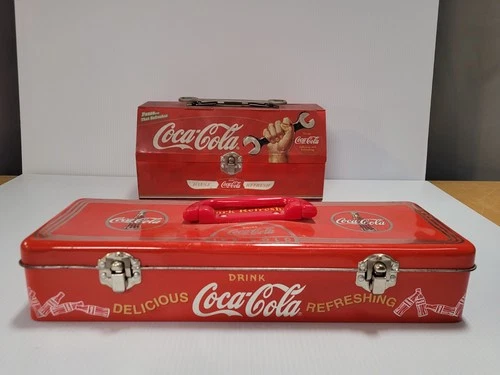 2 COCA COLA TINS VINTAGE INSPIRED