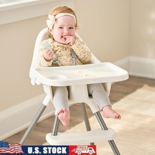 High Chair for Babies and Toddlers Easy to Clean Removable Oversized Tray