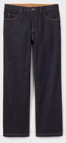 Duluth Trading, Men's DuluthFlex Ballroom Relaxed Fit Jeans. 44X32. Dark Blue. - Picture 1 of 5