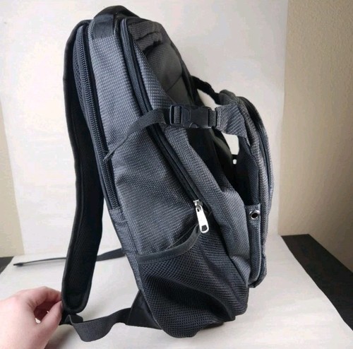 Ebags Zaino Grigio Borsa da Viaggio per Laptop Weekender - Foto 5 di 11