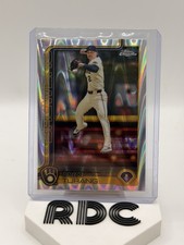2025 Topps Chrome - Brice Turang #109 Refractor Raywave