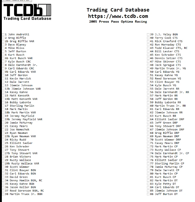 2005 Press Pass Optima Factory Sealed NASCAR Racing Hobby 3 Pack Lot RC Auto +++ - Image 4 of 4