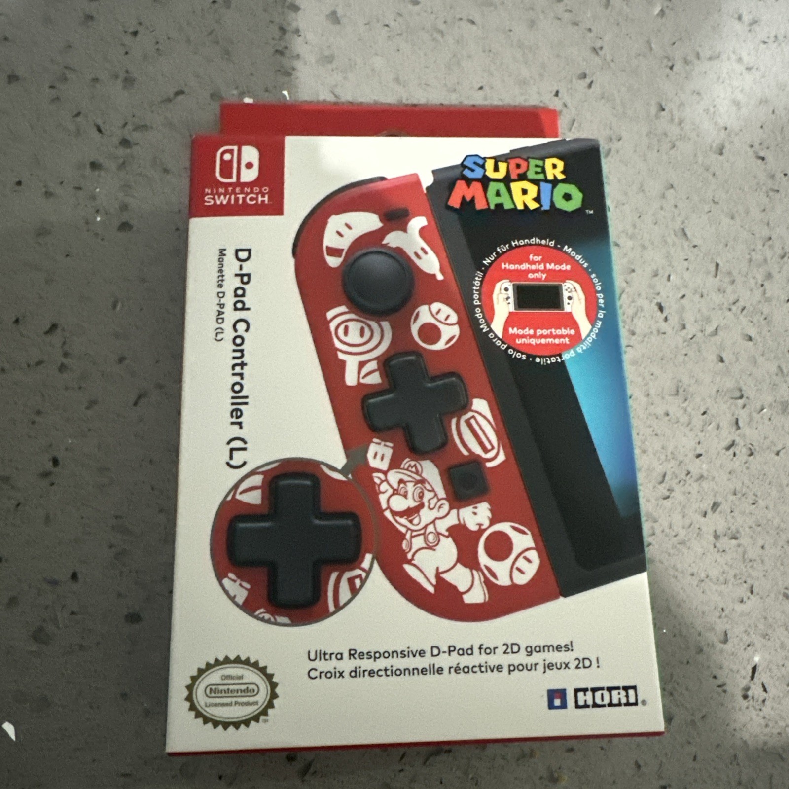 HORI Nintendo Switch D-Pad Controller (L) - Super Mario Version