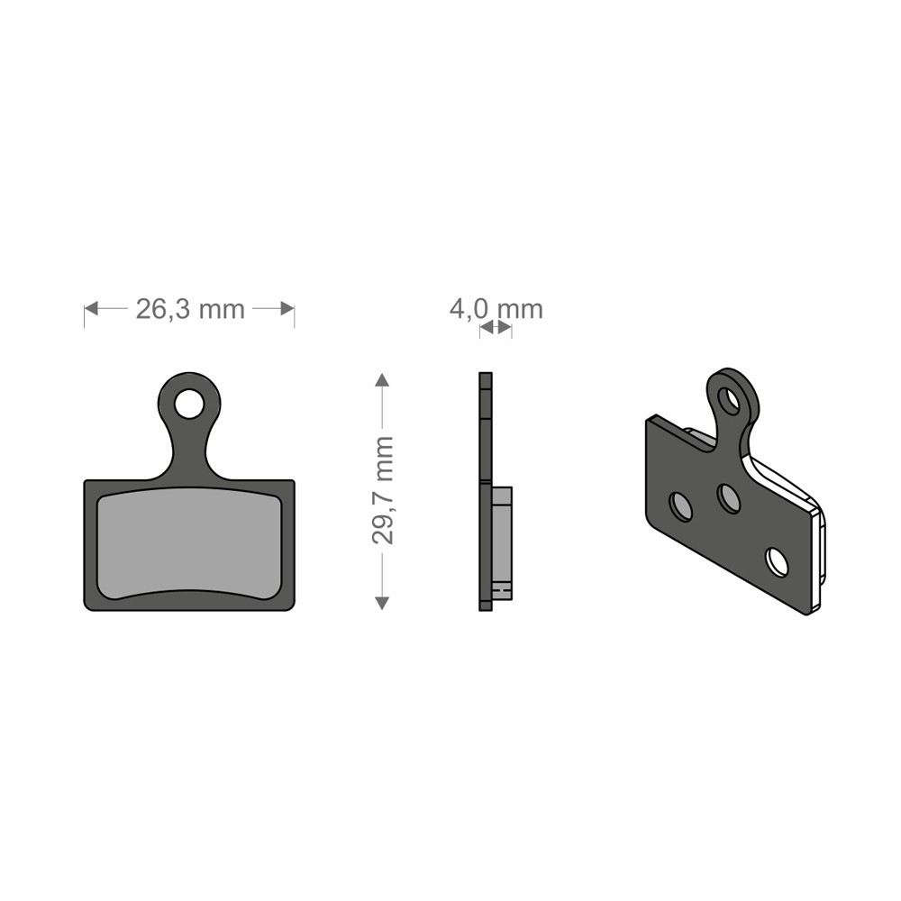 Pastiglie freno Brenta sinterizzate SHIMANO DURA ACE ULTEGRA XTR Tektro Rever