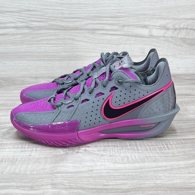 NEW Nike Air Zoom GT Cut 3 Smoke Grey Hot Fuchsia Shoes Men's Size