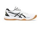 Asics Upcourt 5 Shoes size 7.5 White/Black/Yellow - Exercise/Volleyball/Workouts