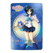 Sailor Moon Rainbow Holo Foil ACG Trading Card - Crystal Art Mercury 3