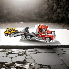 LEGO Creator 3-in-1: 7347 Highway Pickup Rebuild Into Sports Car Or Crane Truck