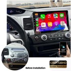 10.1'' Android 15.0 Car Stereo Radio For Honda Civic 2006-2011 Carplayy GPS Navi