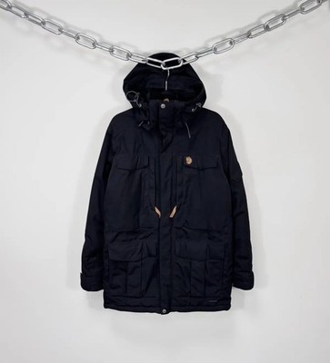 Fjallraven Men s Yupik Parka Black Insulated Hydratic Winter Jacket M