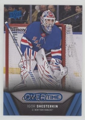 2024-25 Upper Deck Overtime Blue Foil 18/99 Igor Shesterkin #37 2o7