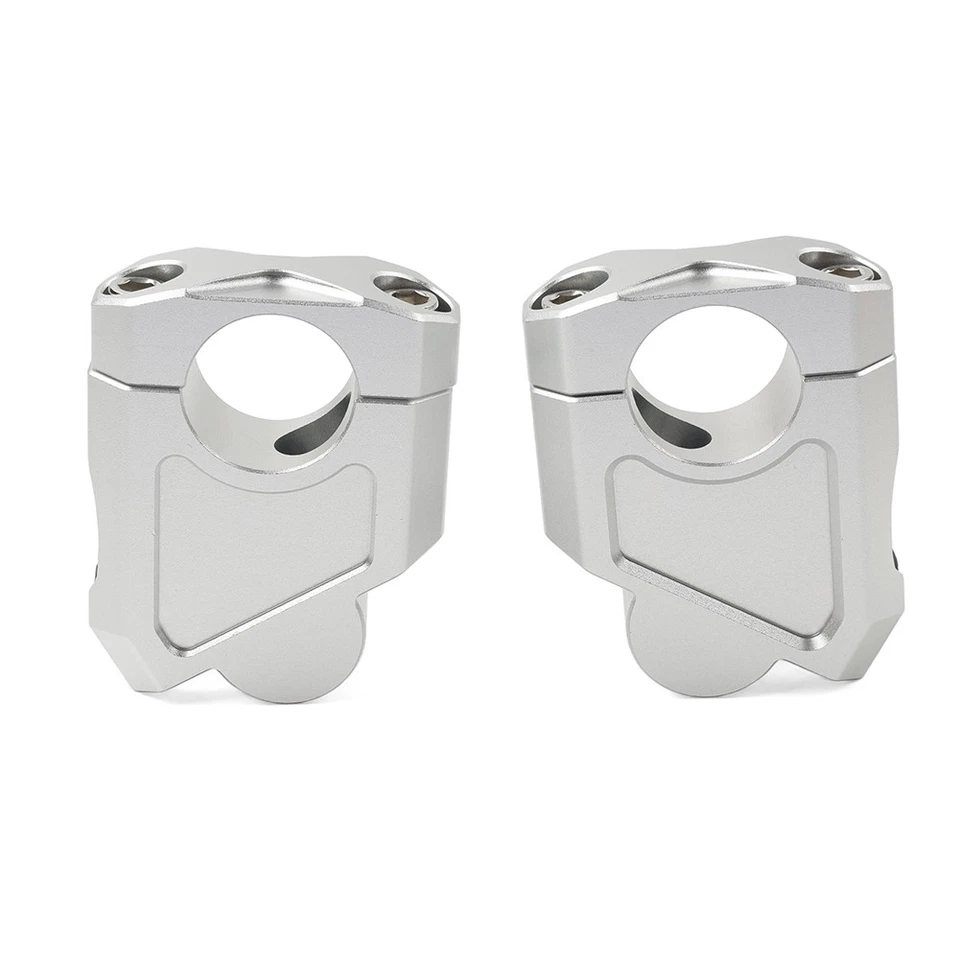 Motorcycle 28mm 1 1/8 Handlebar Mount Clamp Riser Fit For Honda Suzuki Kawasaki Foto 3 de 4