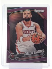 DILLON BROOKS 2024-25 PANINI PRIZM BLACK PURPLE ROCKETS #106 /99 Q6846