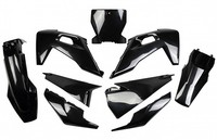 Kunststoff Verkleidung Kit Husqvarna TC FC 125 250 350 450 2019 - 2022 Schwar...