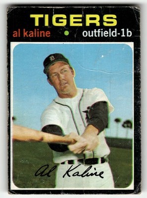 1971 Topps Al Kaline #180 Detroit Tigers HOF LOW GRADE