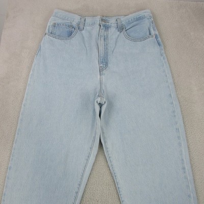 Levis High Loose Taper Jeans Womens W31 L29 Light Blue Denim