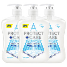 Astonish Protect + Care Hand Wash Vitamin E 600ml X3 5.18 per litre